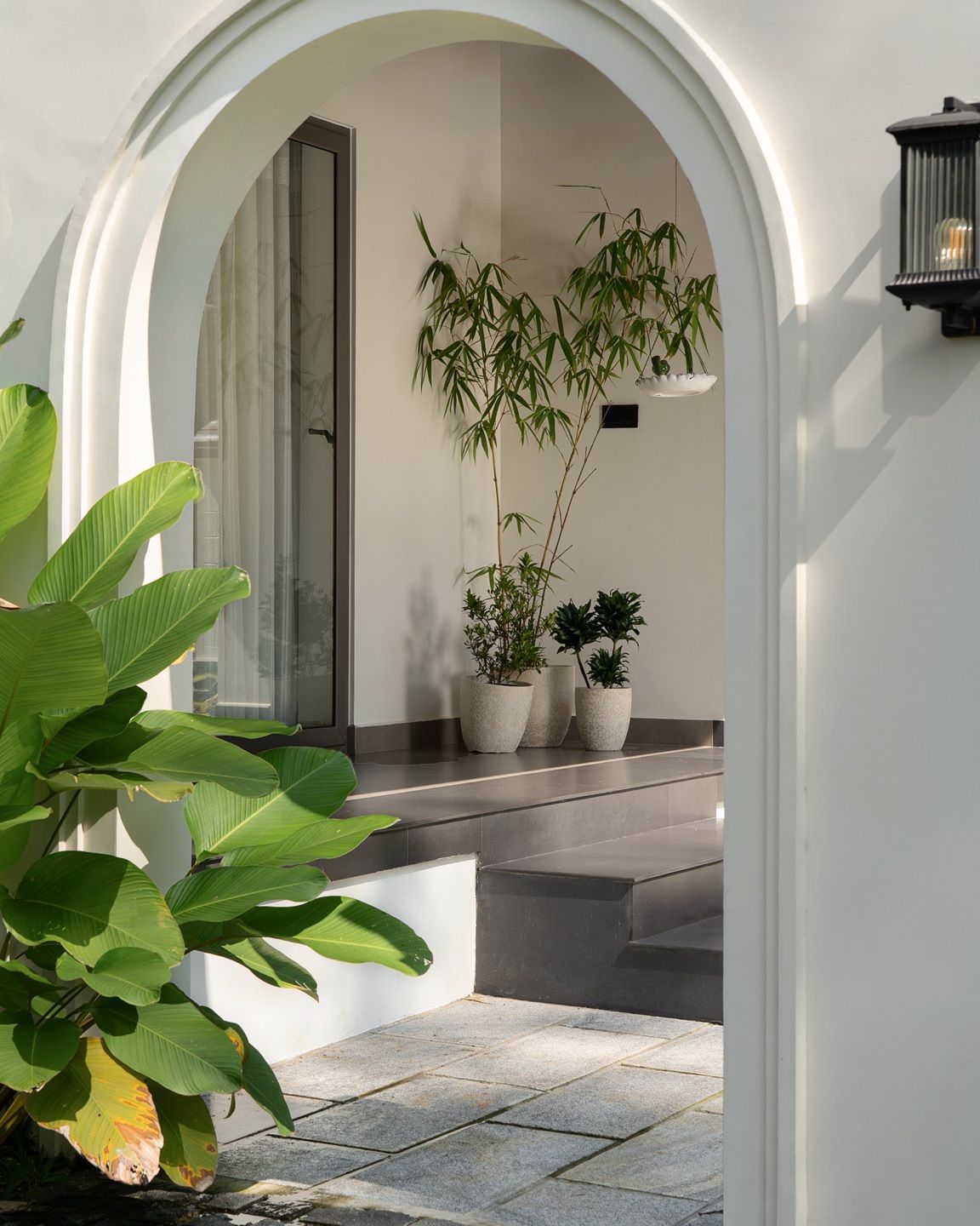 Volks Architects — arched courtyard